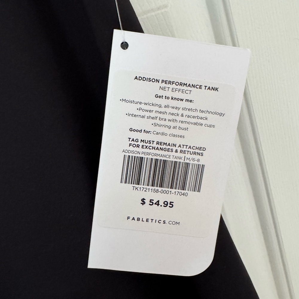 Fabletics Black Addison Performance Tank - image 3